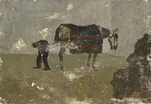 Blacksmith Print, c.1880-c.1923 by George Hendrik Breitner