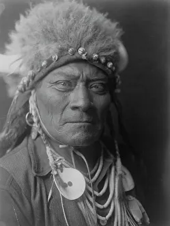 Indigenous People Images Prints: One Blue Bead, c1908. Creator: Edward Sheriff Curtis