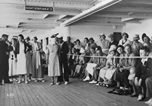 Cruise Ship History Prints: On board the RMS Atlantis, c1929-c1939(?)