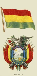 Bolivian Coat of Arms Print, c1935