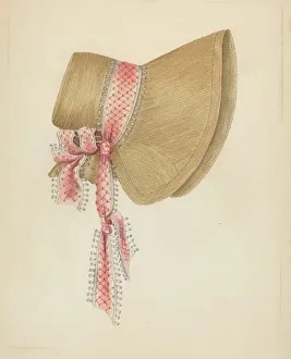 Esther Hansen Bonnet Print, c. 1937
