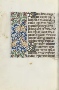French Medieval Manuscript Illumination Prints: Book of Hours (Use of Rouen): fol