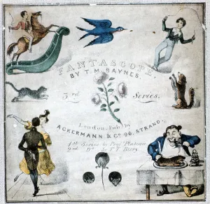 Booklet of instructions for a Fantascope, 1833. Artist: Thomas Mann Baynes Booklet of instructions for a Fantascope, 1833. Artist: Thomas Mann Baynes