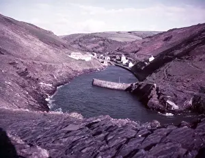 Boscastle Harbour Prints: Boscastle harbour, Cornwall, c1955. Creator: Arthur Charles Kirby Ware