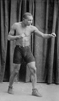 Heritage Art Collection USA Prints: Boxer George Robinson, between c1910 and c1915. Creator: Bain News Service