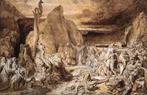 Heritage Images Print of The Brazen Serpent Study, 1839