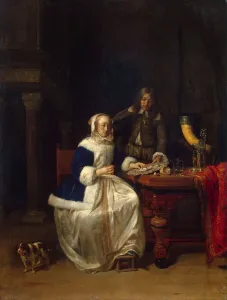 St Petersburg Museum Art Prints: Breakfast, c1660