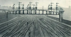 Thomas W Corbin Artwork Prints: A Bridge of Signals, 1922. Creator: Unknown