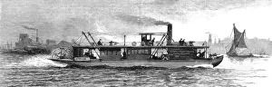 The British Gunboat Mosquito Print, 1890