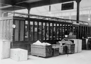 British Parcels Post Cage Print, c1910-1915
