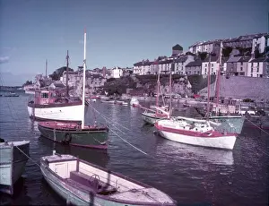 British Seaside Town Prints: Brixham, Devon, c1955. Creator: Arthur Charles Kirby Ware