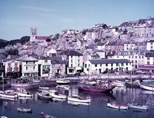 British Coastal Heritage Prints: Brixham, Devon, c1955. Creator: Arthur Charles Kirby Ware