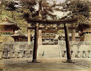 Japanese Heritage Art Prints: Bronze Arch, 1865. Creator: Unknown