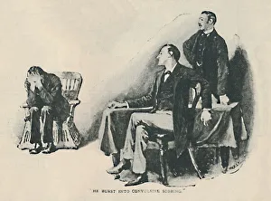 Sherlock Holmes Artwork Prints: He Burst Into Convulsive Sobbing, 1892. Artist: Sidney E Paget