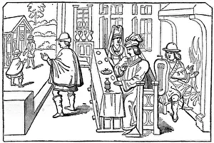 Medieval Costume Prints: The bycocket, c1470, (1910)