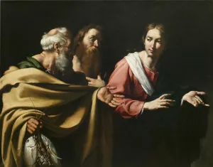 Fine Art Oil Canvas Prints: The calling of Saints Peter and Andrew. Creator: Strozzi, Bernardo (1581-1644)