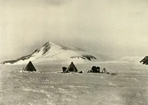 British Explorers In Antarctica Prints: The Camp Below The Cloudmaker. c1908, (1909)