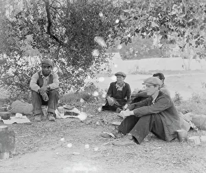 Pea Field Laborers, Nipomo, California, 1935 Print