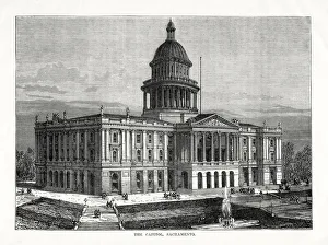 The Capitol, Sacramento, California, USA, 1877 The Capitol, Sacramento, California, USA, 1877