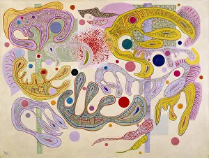 Abstract Expressionism Paintings Prints: Capricious Forms (Formes capricieuses)