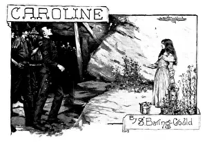 Print of Caroline, 1898 watercolor illustration