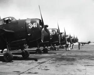 Carrier-borne planes to be transferred to the French with the carrier Langley, 1951 Carrier-borne planes to be transferred to the French with the carrier Langley, 1951