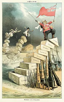 1880s Puck Cartoon Print