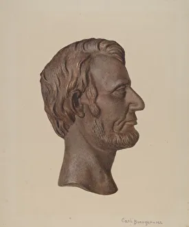 Cast Iron Abraham Lincoln Print, c. 1941