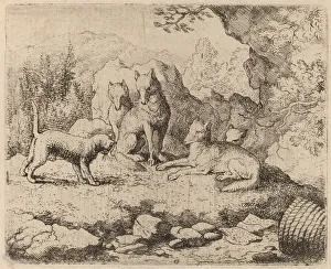 The Cat Sent as Messenger Print c. 1645/1656