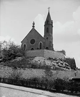 Vintage Church Photography Prints: Cathedral of the Immaculate Conception, Cincinnati, Ohio, c1907. Creator: Unknown