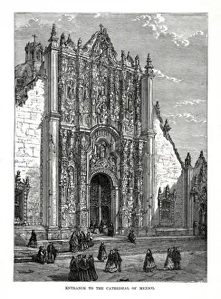 The Cathedral, Mexico City, Mexico, 19th century The Cathedral, Mexico City, Mexico, 19th century