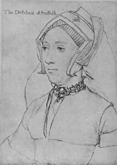 Hans Holbein the Younger, Catherine Willoughby Print (1945)