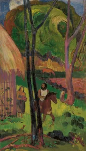 Cavalier devant la case, 1902 Print