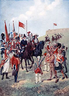 The cavalry meet the infantry on the battlefield, 1910 The cavalry meet the infantry on the battlefield, 1910