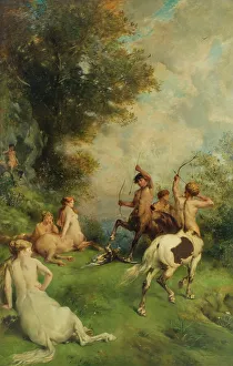 Centaurs, 1868 Print by Eugene Fromentin