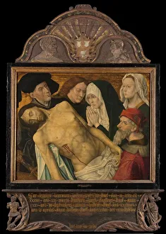 Dutch Heritage Art Gallery Prints: Central panel of a Memorial Triptych