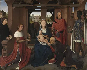 Early Netherlandish Painting Prints: Central panel of the Triptych of Jan Floreins