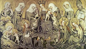 Tempera Painting Techniques Prints: Centre panel of the Ortenberg Altarpiece