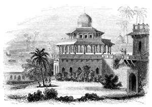 Chalees Satoon, or the Pavilion of the Forty Pillars, 1847. Artist: Giles Chalees Satoon, or the Pavilion of the Forty Pillars, 1847. Artist: Giles