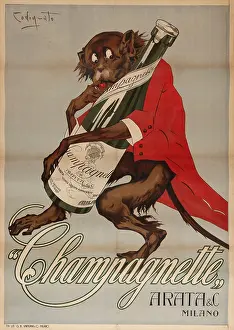 Communication Design Classics Prints: Champagnette, c1930. Creator: Codognato, Plinio (1878-1940)