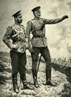 Tsar Nicholas II Prints: The Changes in the Russian Command, September, 1915. First World War, (c1920). Creator