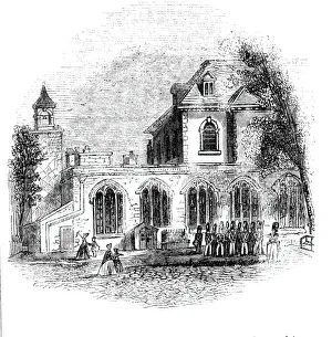 British Religious Landmarks Prints: The Chapel, 1843. Creator: Unknown