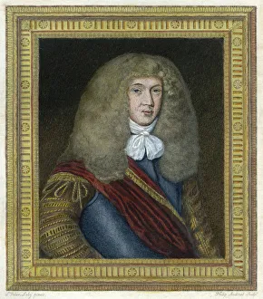 Charles Cotton (1638-1687), English poet, (19th century).Artist: Philip Audinet Charles Cotton (1638-1687), English poet, (19th century).Artist: Philip Audinet