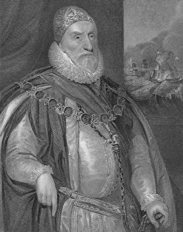Charles Howard, First Earl of Nottingham, (early-mid 19th century). Creator: H Robinson Charles Howard, First Earl of Nottingham, (early-mid 19th century). Creator: H Robinson