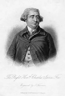 Charles James Fox (1749-1806), Whig statesman, 19th century.Artist: Samuel Freeman Charles James Fox (1749-1806), Whig statesman, 19th century.Artist: Samuel Freeman