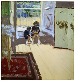 Children in a Room, 1909. Artist: Edouard Vuillard Children in a Room, 1909. Artist: Edouard Vuillard