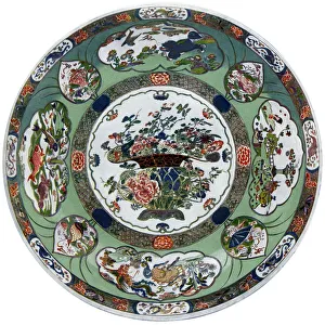 A Chinese porcelain dish of the Kang-he period, 17th century (1903) A Chinese porcelain dish of the Kang-he period, 17th century (1903)