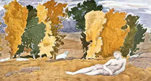 Chloe Abandoned, design for a Ballet Russes production of Ravels Daphnis and Chloe Chloe Abandoned, design for a Ballet Russes production of Ravels Daphnis and Chloe