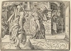 Christ Tells His Disciples of the Last Judgment Print, 1630