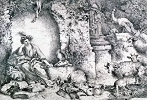 Circe Changing Ulysses Men, c1650. Artist: Giovanni Benedetto Castiglione Circe Changing Ulysses Men, c1650. Artist: Giovanni Benedetto Castiglione